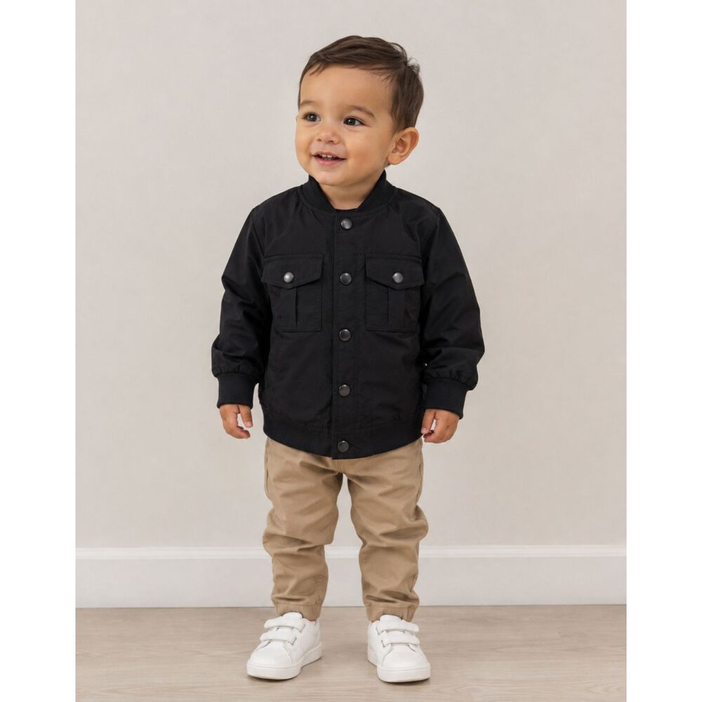 Button Up Bomber Jacket 18 Months